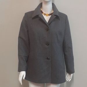 *London Fog Women's Wool Blend Pea Car Coat